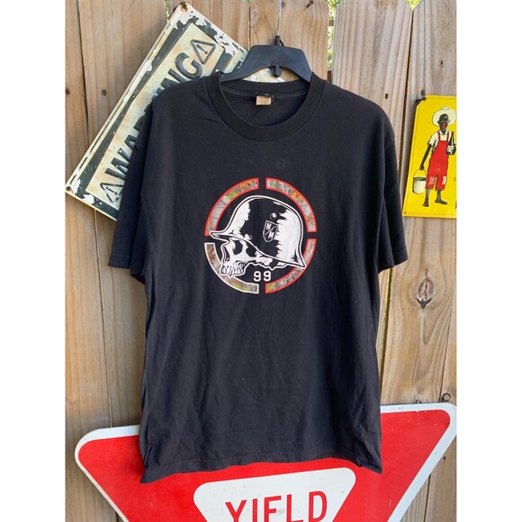Vintage 1999 Metal Mulisha skull Tshirt Size L - Picture 1 of 9